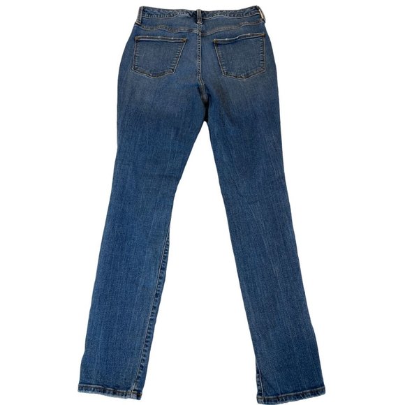 Universal Thread Womens Jeans Skinny Leg High Rise Distressed Cotton Blue 8/29R - Picture 2 of 11